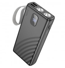 Портативний ЗП Power Bank Hoco J129A Nature flashlight 20000 mAh Black