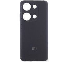 Чохол Silicone Cover Lakshmi Full Camera (AAA) with Logo для Xiaomi Redmi Note 13 4G Чорний / Black