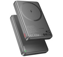 Портативний ЗП Power Bank Hoco Q26A Joy PD20W з БЗП 10000 mAh Metal gray
