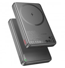 Портативний ЗП Power Bank Hoco Q26A Joy PD20W з БЗП 10000 mAh Metal gray