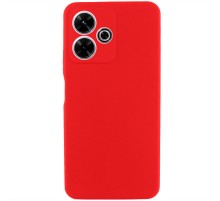 Чохол Silicone Cover Lakshmi Full Camera (AAA) для Xiaomi Redmi 13 4G / Poco M6 4G Червоний / Red