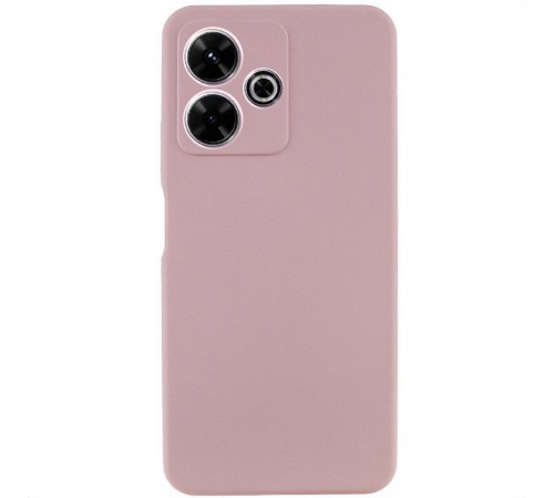 Чохол Silicone Cover Lakshmi Full Camera (AAA) для Xiaomi Redmi 13 4G / Poco M6 4G Рожевий / Pink Sand