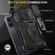 Ударостійкий чохол Camshield Army Ring для Xiaomi Redmi 13C / Poco C65 Чорний / Black