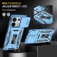 Ударостійкий чохол Camshield Army Ring для Xiaomi Redmi Note 13 Pro 4G / Poco M6 Pro 4G Блакитний / Light Blue