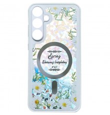 TPU+PC чохол Secret Flower для Xiaomi Poco X6 / Note 13 Pro 5G White