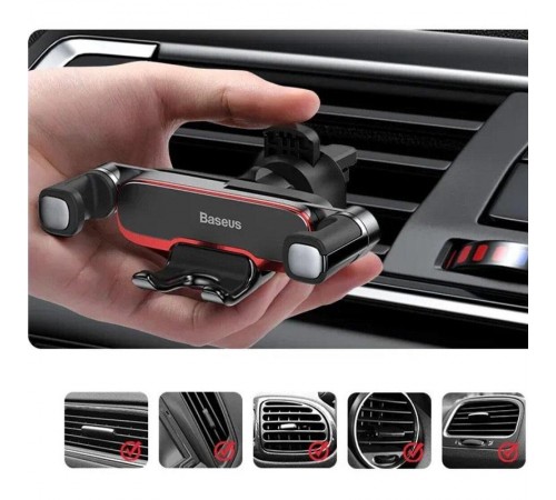 Автотримач Baseus Mr Hui Gravity Car Mount (SUYL-HU0) Black