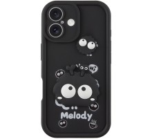 Чохол TPU Toys Case для Apple iPhone 16 (6.1") Black / Melody