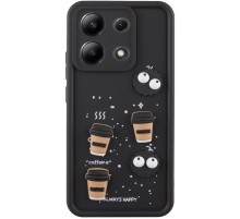 Чохол TPU Toys Case для Xiaomi Redmi Note 13 4G Black / Always Happy