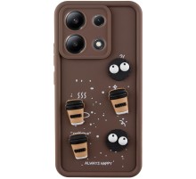 Чохол TPU Toys Case для Xiaomi Redmi Note 13 4G Brown / Always Happy
