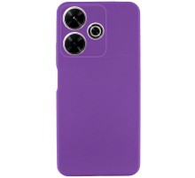 Чохол TPU GETMAN Liquid Silk Full Camera для Xiaomi Redmi 13 4G / Poco M6 4G Фіолетовий / Purple