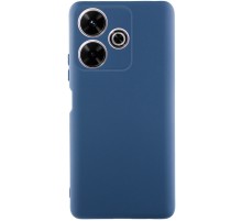 Чохол TPU GETMAN Liquid Silk Full Camera для Xiaomi Redmi 13 4G / Poco M6 4G Синій / Navy Blue