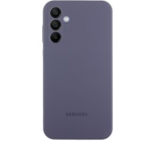 Чохол Silicone Cover Lakshmi Full Camera (AAA) with Logo для Samsung Galaxy A35 Сірий / Dark Gray