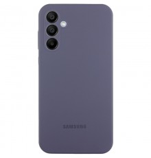 Чохол Silicone Cover Lakshmi Full Camera (AAA) with Logo для Samsung Galaxy A35 Сірий / Dark Gray