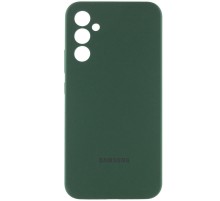 Чохол Silicone Cover Lakshmi Full Camera (AAA) with Logo для Samsung Galaxy A35 Зелений / Cyprus Green