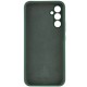 Чохол Silicone Cover Lakshmi Full Camera (AAA) with Logo для Samsung Galaxy A55 Зелений / Cyprus Green