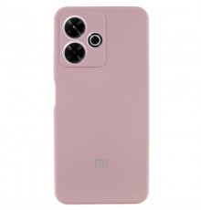 Чохол Silicone Cover Lakshmi Full Camera (AAA) with Logo для Xiaomi Redmi 13 4G / Poco M6 4G Рожевий / Pink Sand