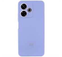 Чохол Silicone Cover Lakshmi Full Camera (AAA) with Logo для Xiaomi Redmi 13 4G / Poco M6 4G Бузковий / Dasheen