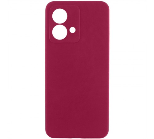 Чохол Silicone Cover Lakshmi Full Camera (AA) для Motorola Moto G84 Бордовий / Marsala Чохол Silicone Cover Lakshmi Full Camera (AA) для Motorola Moto G84 Бордовий / Marsala
