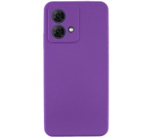 Чохол Silicone Cover Lakshmi Full Camera (AA) для Motorola Moto G84 Фіолетовий / Purple