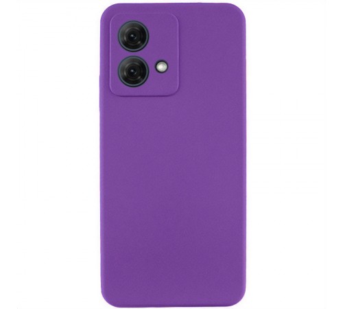Чохол Silicone Cover Lakshmi Full Camera (AA) для Motorola Moto G84 Фіолетовий / Purple Чохол Silicone Cover Lakshmi Full Camera (AA) для Motorola Moto G84 Фіолетовий / Purple