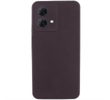 Чохол Silicone Cover Lakshmi Full Camera (AA) для Motorola Moto G84 Шоколадный / Chocolate