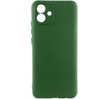 Чохол Silicone Cover Lakshmi Full Camera (AA) для Samsung Galaxy A04 Зелений / Dark green