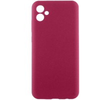 Чохол Silicone Cover Lakshmi Full Camera (AA) для Samsung Galaxy A05 Бордовий / Marsala