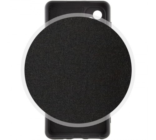 Чохол Silicone Cover Lakshmi Full Camera (AA) для Samsung Galaxy A24 4G Чорний / Black
