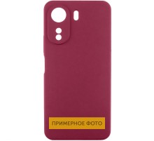 Чохол Silicone Cover Lakshmi Full Camera (AA) для Xiaomi Redmi 13C / Poco C65 Бордовий / Marsala