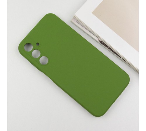 Чохол Silicone Cover Lakshmi Full Camera (AA) для Samsung Galaxy A14 4G/5G Зелений / Dark green Чохол Silicone Cover Lakshmi Full Camera (AA) для Samsung Galaxy A14 4G/5G Зелений / Dark green