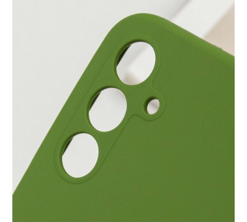Чохол Silicone Cover Lakshmi Full Camera (AA) для Samsung Galaxy A14 4G/5G Зелений / Dark green Чохол Silicone Cover Lakshmi Full Camera (AA) для Samsung Galaxy A14 4G/5G Зелений / Dark green