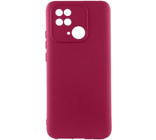 Чохол Silicone Cover Lakshmi Full Camera (AA) для Xiaomi Redmi 10C Бордовий / Marsala Чохол Silicone Cover Lakshmi Full Camera (AA) для Xiaomi Redmi 10C Бордовий / Marsala