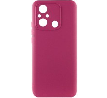 Чохол Silicone Cover Lakshmi Full Camera (AA) для Xiaomi Redmi 12C / Poco C55 Бордовий / Marsala