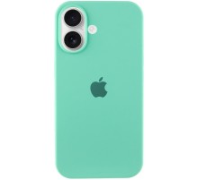 Чохол Silicone Case Full Protective (AA) для Apple iPhone 16 (6.1") Бірюзовий / Marine Green