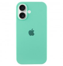 Чохол Silicone Case Full Protective (AA) для Apple iPhone 16 (6.1") Бірюзовий / Marine Green