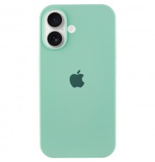 Чохол Silicone Case Full Protective (AA) для Apple iPhone 16 (6.1") Бірюзовий / Turquoise