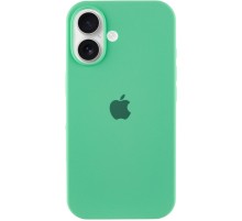 Чохол Silicone Case Full Protective (AA) для Apple iPhone 16 (6.1") Зелений / Spearmint
