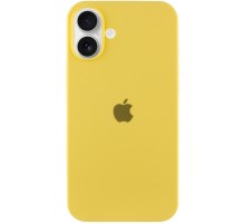 Чохол Silicone Case Full Protective (AA) для Apple iPhone 16 (6.1") Жовтий / Yellow