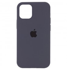 Чохол Silicone Case Full Protective (AA) для Apple iPhone 16 Pro (6.3") Сірий / Dark Gray
