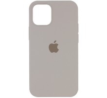 Чохол Silicone Case Full Protective (AA) для Apple iPhone 16 Pro (6.3") Сірий / Stone