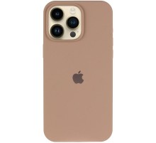 Чохол Silicone Case Full Protective (AA) для Apple iPhone 16 Pro Max (6.9") Бежевий / Desert Gold