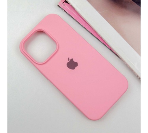 Чохол Silicone Case Full Protective (AA) для Apple iPhone 16 Pro Max (6.9") Рожевий / Pink Чохол Silicone Case Full Protective (AA) для Apple iPhone 16 Pro Max (6.9") Рожевий / Pink
