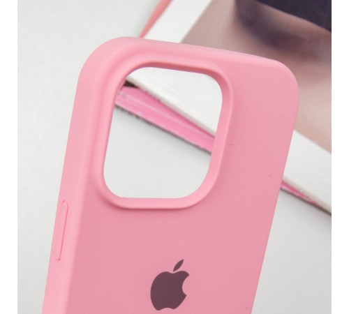 Чохол Silicone Case Full Protective (AA) для Apple iPhone 16 Pro Max (6.9") Рожевий / Pink Чохол Silicone Case Full Protective (AA) для Apple iPhone 16 Pro Max (6.9") Рожевий / Pink