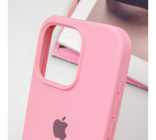 Чохол Silicone Case Full Protective (AA) для Apple iPhone 16 Pro Max (6.9") Рожевий / Pink Чохол Silicone Case Full Protective (AA) для Apple iPhone 16 Pro Max (6.9") Рожевий / Pink