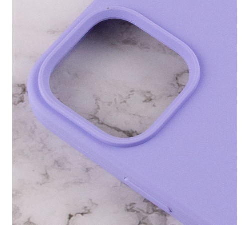 Чохол Silicone Case Full Protective (AA) для Apple iPhone 16 Pro Max (6.9") Бузковий / Dasheen