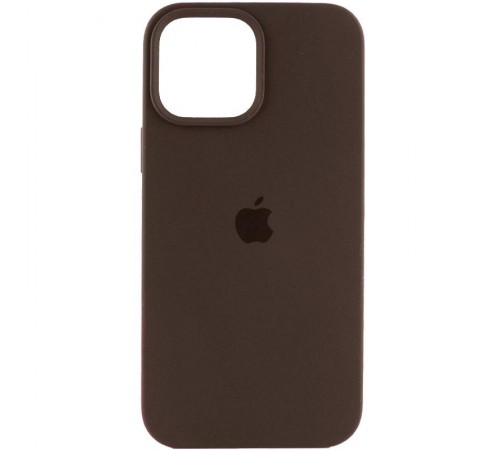 Чохол Silicone Case Full Protective (AA) для Apple iPhone 16 Pro Max (6.9") Темно-коричневий / Umber