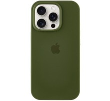Чохол Silicone Case Full Protective (AA) для Apple iPhone 16 Pro Max (6.9") Зелений / Dark Olive