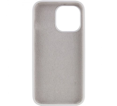 Чохол Silicone Case Full Protective (AA) NO LOGO для Apple iPhone 16 (6.1") Білий / White Чохол Silicone Case Full Protective (AA) NO LOGO для Apple iPhone 16 (6.1") Білий / White