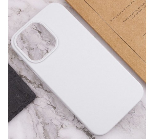 Чохол Silicone Case Full Protective (AA) NO LOGO для Apple iPhone 16 (6.1") Білий / White Чохол Silicone Case Full Protective (AA) NO LOGO для Apple iPhone 16 (6.1") Білий / White