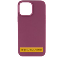 Чохол Silicone Case Full Protective (AA) NO LOGO для Apple iPhone 16 (6.1") Бордовий / Plum